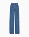 Emporio Armani Jean J6d Coupe Décontractée En Denim Aspect Usé