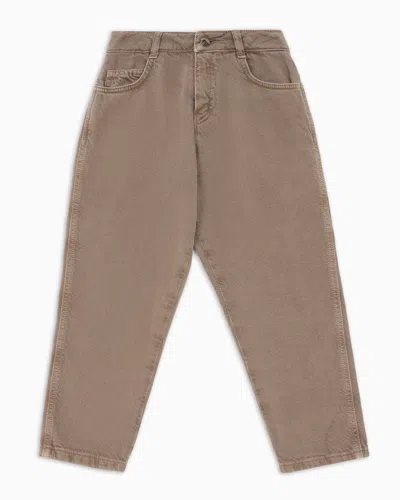 Emporio Armani Kids' Jeans In Beige