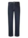 Emporio Armani Dark Blue Slim Jeans In Blue