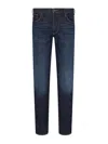 Emporio Armani J75 Slim-fit Selvedge Denim Jeans In Blue