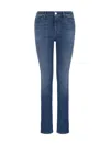 Emporio Armani High-waist Skinny-fit Jeans In Denim Blu Ch