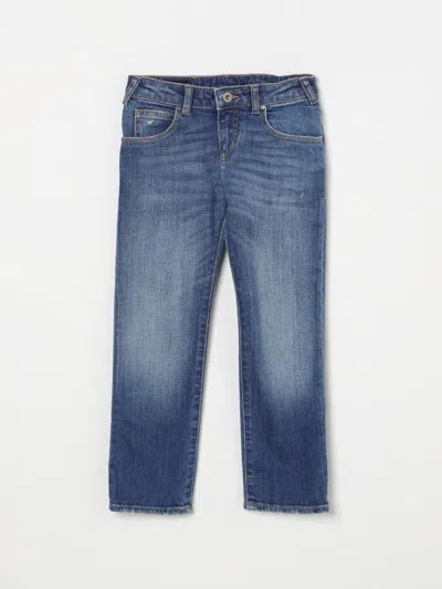 Emporio Armani Kids' Straight Jeans In Denim