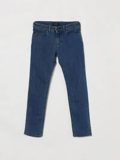 Emporio Armani Jeans Kids  In Blue