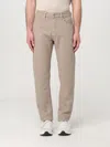 Emporio Armani Slim Fit Jeans In Light Beige In Grau