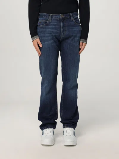 Emporio Armani Jeans  Men Color Stone Washed In Gray
