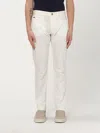 Emporio Armani Jeans With Belt Loops In White