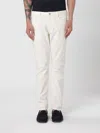 Emporio Armani Jeans With Belt Loops In White
