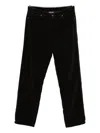 Emporio Armani Corduroy Trousers In Black