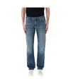 Emporio Armani J45 Regular Fit Jeans In Blue
