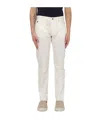 Emporio Armani Jeans With Belt Loops In White