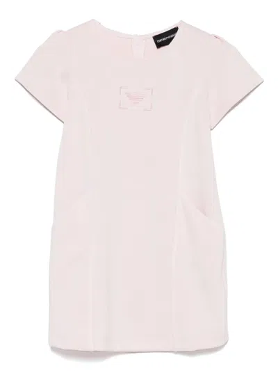 Emporio Armani Kids' Jersey Dress In Pink