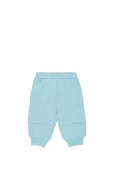 Emporio Armani Kids' Jersey Pants In Light Blue