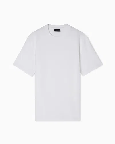 Emporio Armani Crew Neck Cotton T-shirt In White