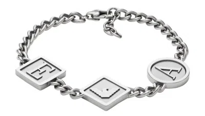 Emporio Armani Jewels Mod. Station Chain In Metallic