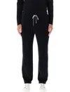 Emporio Armani Relaxed Fit Black Jogging Pants With Adjustable Waistband
