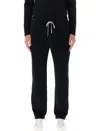 Emporio Armani Relaxed Fit Black Jogging Pants With Adjustable Waistband