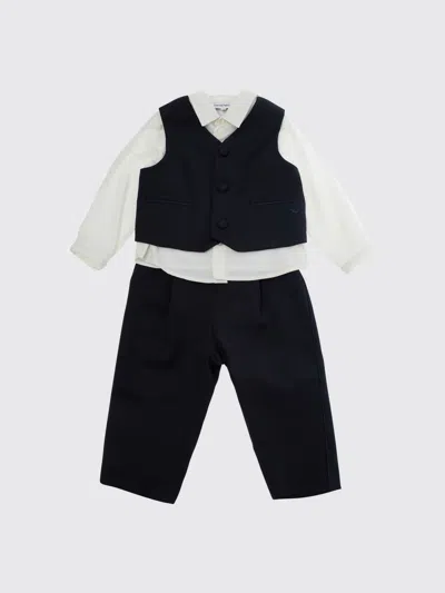 Emporio Armani Babies'  Jumpsuit Kids Color Blue In Multi