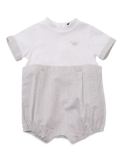 Emporio Armani Babies' Jumpsuit In Neutral