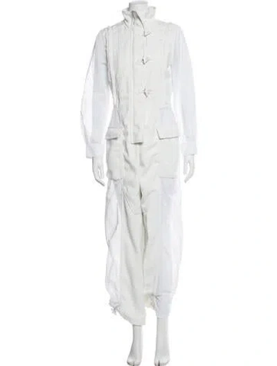 Pre-owned Emporio Armani Jumpsuit In White
