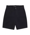 Emporio Armani Junior Shorts Blue In Black