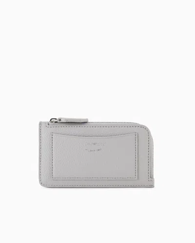 Emporio Armani Kartenetui Myea Mit Rundum-reissverschluss Und Hirsch-print In Pink