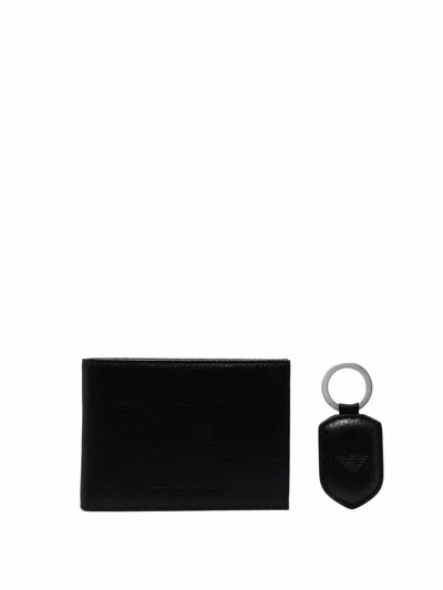 Emporio Armani Keychain Accessories In Grey