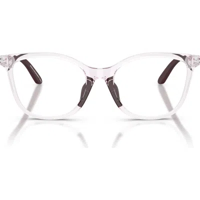Emporio Armani Kids' 46mm Butterfly Optical Glasses In Neutral