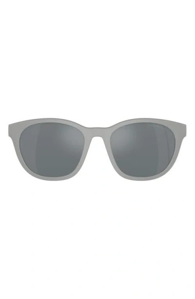 Emporio Armani Kids' 47mm Small Phantos Clip-on Frames In Gray
