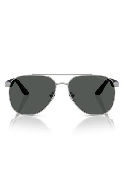 Emporio Armani Kids Kids' Ek2001 53mm Pilot Sunglasses In Gray