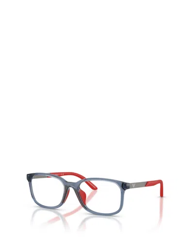 Emporio Armani Kids' 47mm Pillow Optical Glasses In Gold