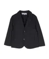 Emporio Armani Kids Single-breasted Blazer In Black