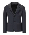 Emporio Armani Kids Single-breasted Blazer In Black
