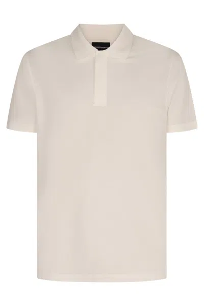EMPORIO ARMANI KNITTED COTTON POLO SHIRT