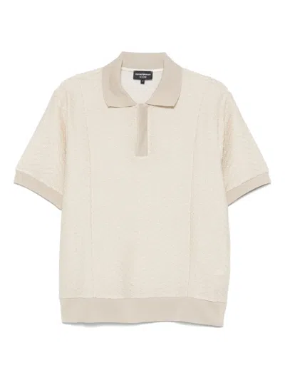 EMPORIO ARMANI KNITTED POLO SHIRT