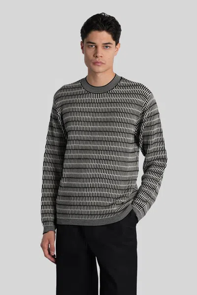EMPORIO ARMANI KNITWEAR IN BLACK WOOL