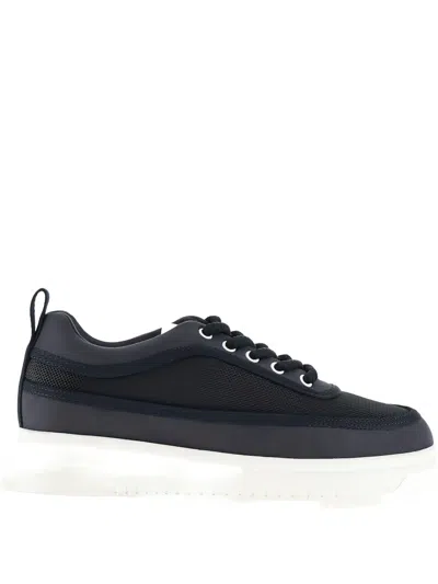 Emporio Armani Knurled-sole Mesh Sneakers