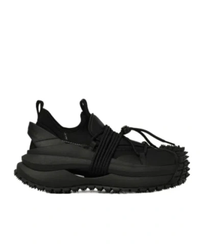 Emporio Armani Lace-up Low-top Casual Shoes In Black
