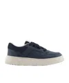 Emporio Armani Lace Up Sneakers In Blue