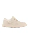 Emporio Armani Lace Up Sneakers In Brown