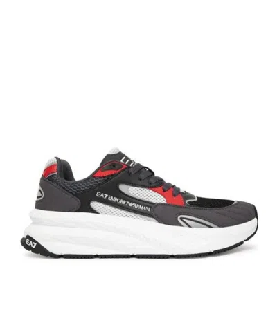 Emporio Armani Lace-up Sneakers In White