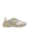 Emporio Armani Panelled Sneakers In Nude