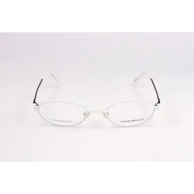 Emporio Armani Ladies' Spectacle Frame  Ea9663-n06  48 Mm Gbby2 In White