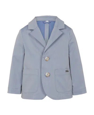 Emporio Armani Lapel Button Long-sleeved Casual Jacket In Gray