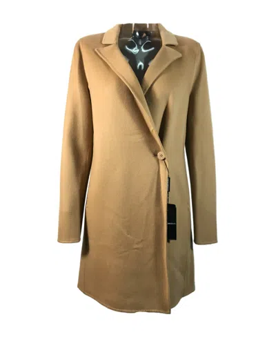Emporio Armani Lapel Coat In Green