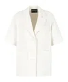 Emporio Armani Lapel Short-sleeved Casual Jacket