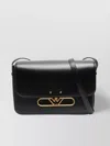 Emporio Armani Logo-plaque Shoulder Bag In Black
