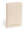 Emporio Armani Leather Bifold Card Holder In Grey