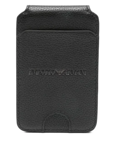 Emporio Armani Credit Card Holder Accessories In Black