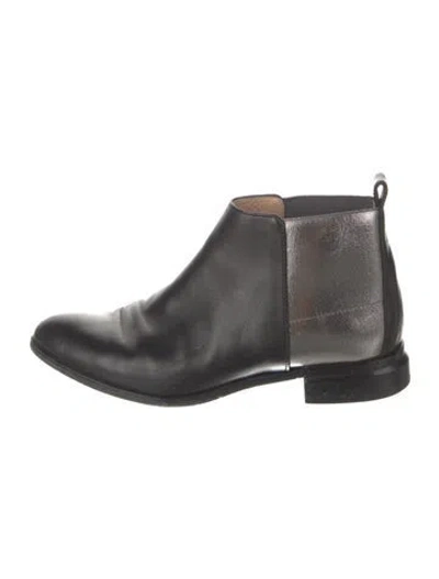 Pre-owned Emporio Armani Leather Chelsea Boots In Multi