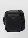 Emporio Armani Leather Crossbody Bag Adjustable Strap